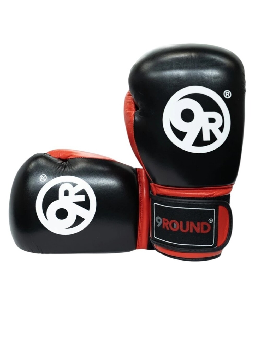 9-ROUND 30 MIN KICKBOX FITNESS BLACK AND RED GLOVES Unisex 10oz